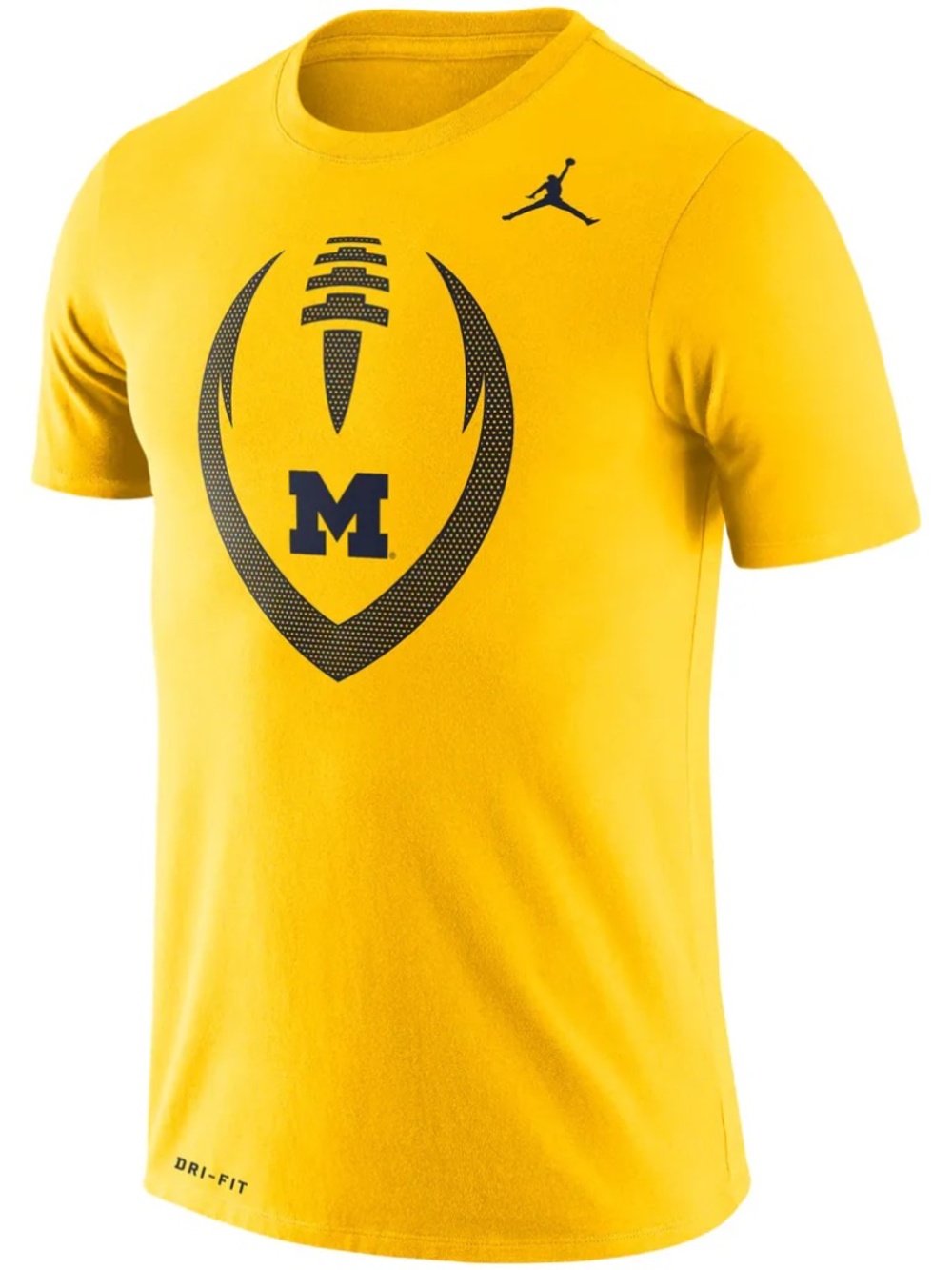 Michigan Wolverines Jordan Brand Football Icon Legend Performance T-Shirt